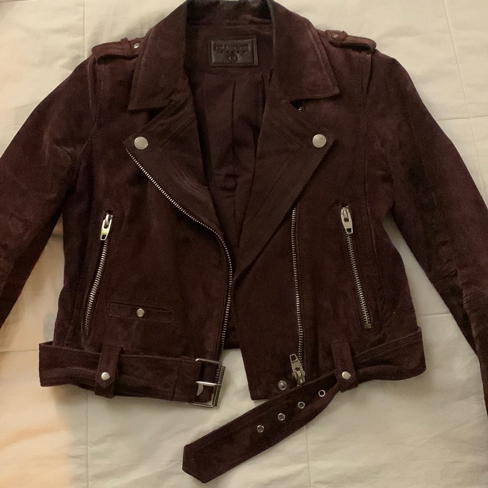 BLANKNYC Suede Moto Jacket